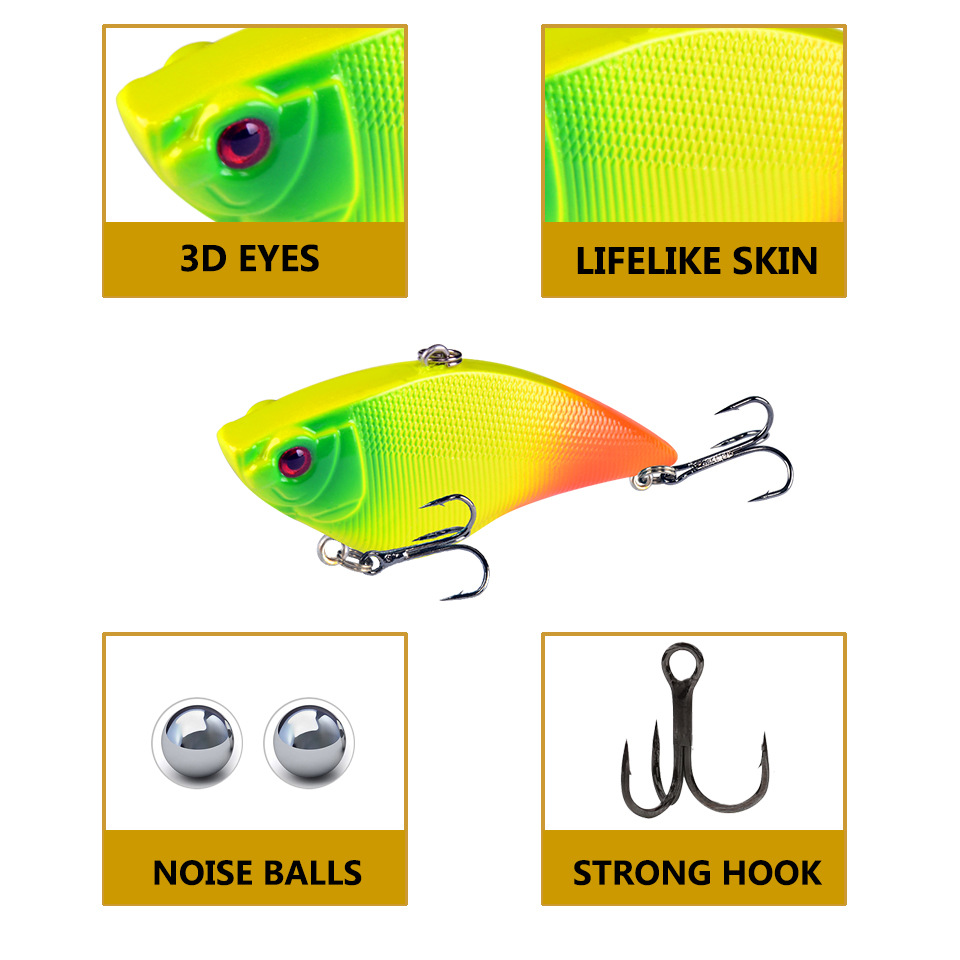 1 Pezzo Esca VIB a Lancio Lung - Fishing Hook Treble recensione e prezzo