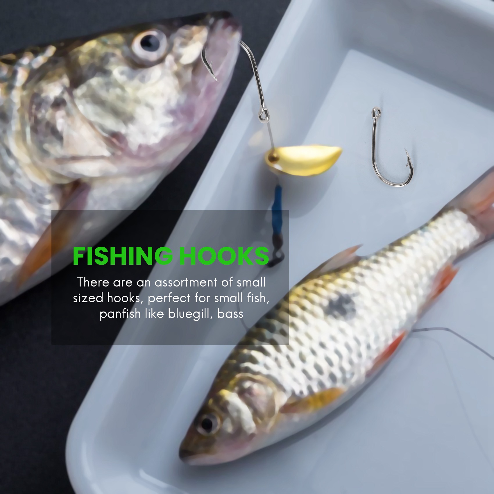 Nuovo arrivo 500 pezzi/set di  - Fishing Hook Size recensione e prezzo