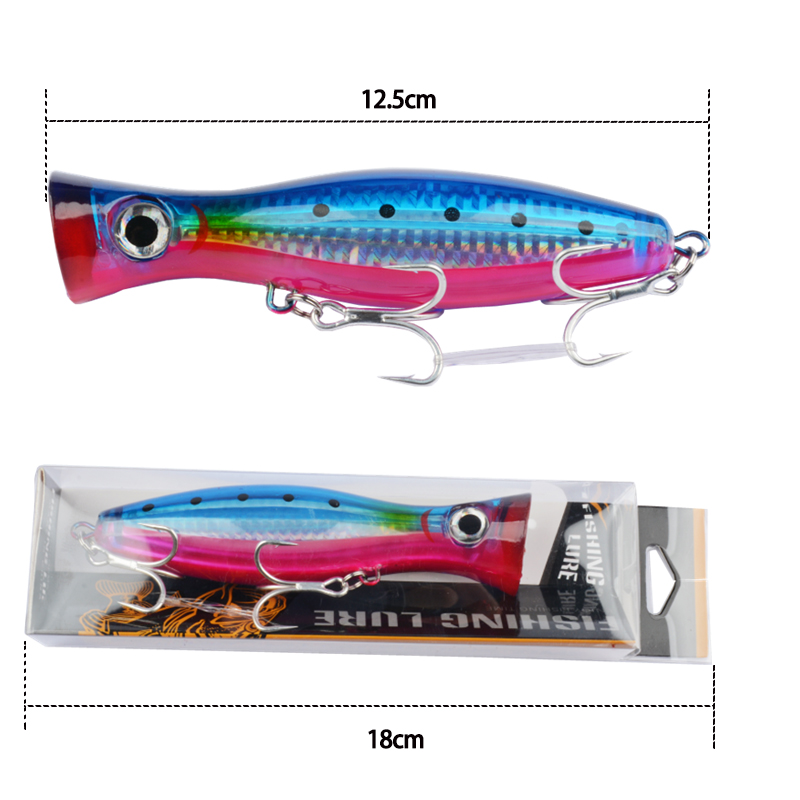 1 pz 43g Big Popper Galleggian - Fishing Hook Treble recensione e prezzo