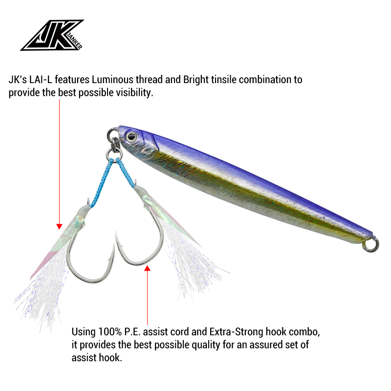 JK LAI-L Riva Jigging Luce Ass - Fishing Hook Assortment recensione e prezzo
