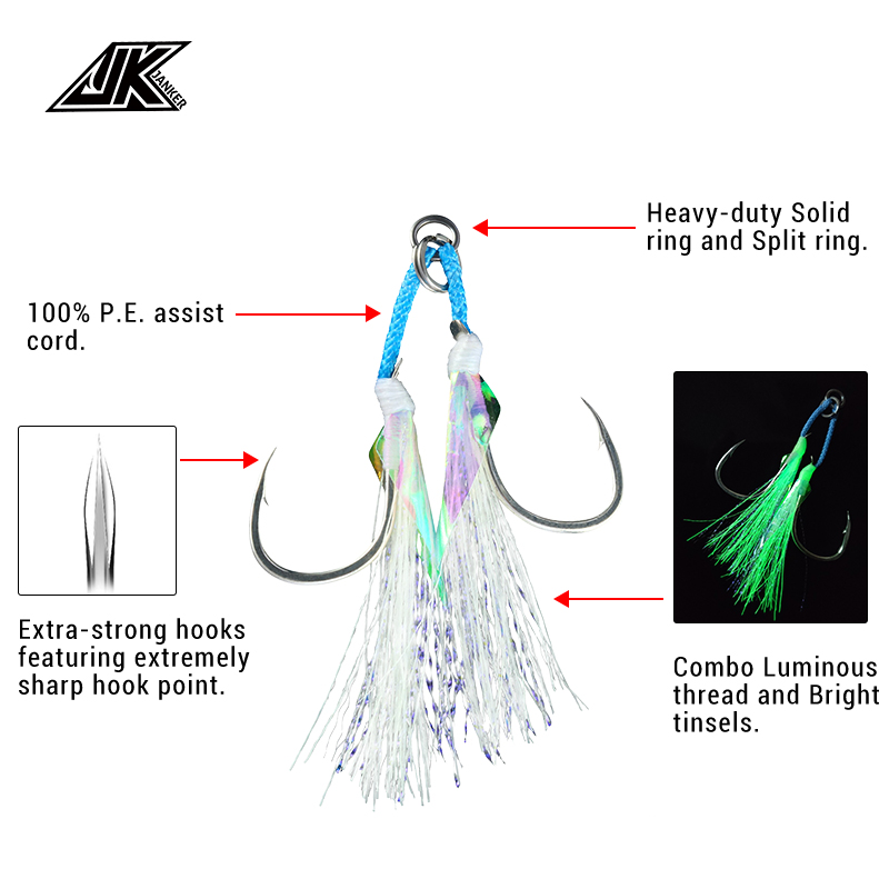 JK LAI-L Riva Jigging Luce Ass - Fishing Hook Assortment recensione e prezzo